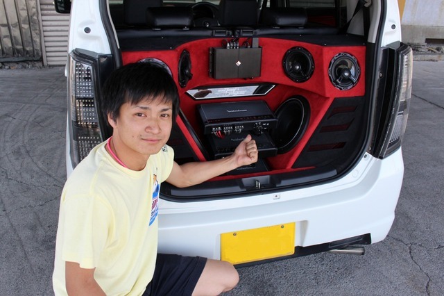 car audio newcomer! U-23 スズキ ワゴンRスティングレー(オーナー:笠原佑樹さん) by lc sound factory 前編