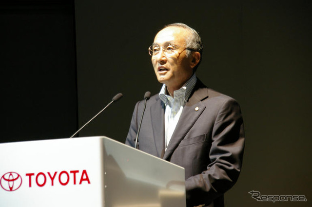 【トヨタ ヴァンガード 発表】渡辺社長、国内販売に弾み