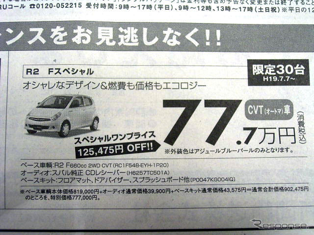 【明日の値引き情報】このプライスで軽自動車を購入できる!! 18万円OFF