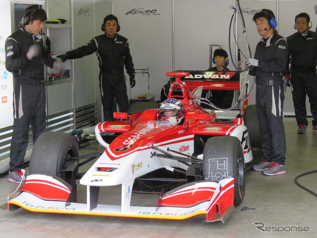 Q1を1位で突破した#3 キャシディ(写真は朝のフリー走行)。