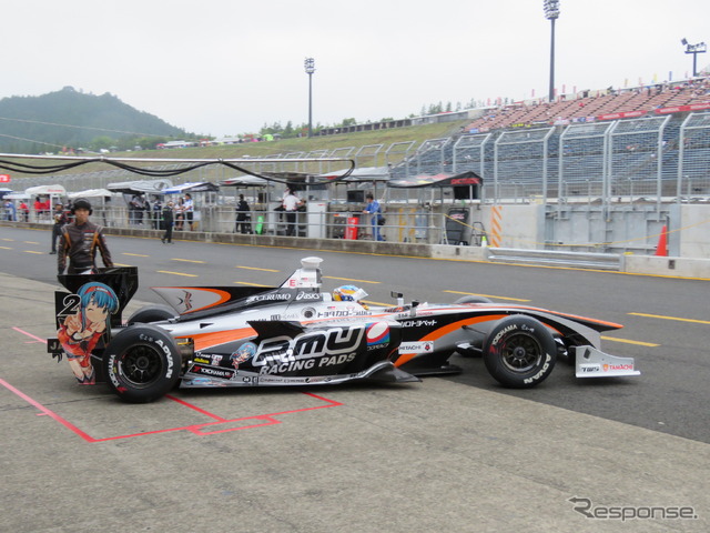 2015年王者#2 石浦宏明もQ1落ちとなってしまった(写真は朝のフリー走行)。