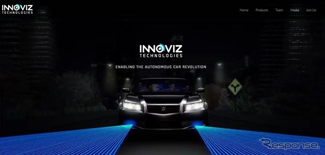 イスラエルのInnoviz Technologies社の公式サイト