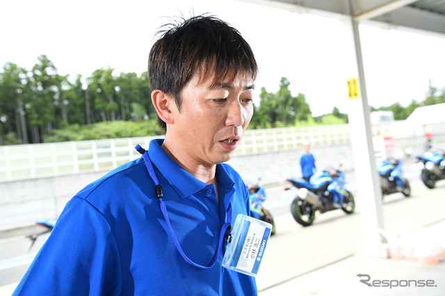 GSX-R1000R車体設定、小林浩二さん