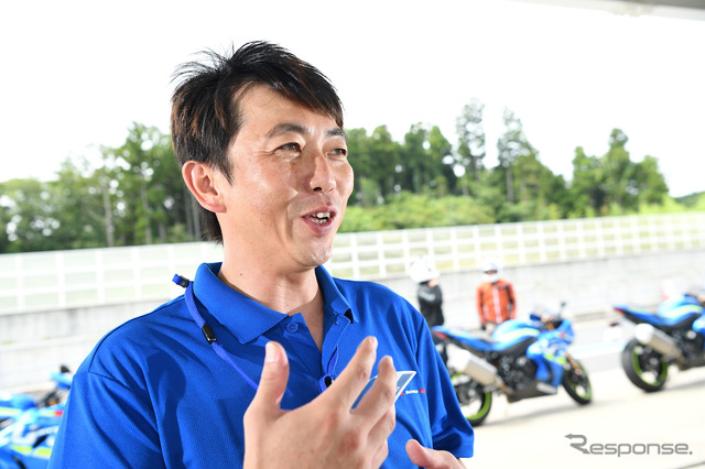 GSX-R1000R車体設定、小林浩二さん