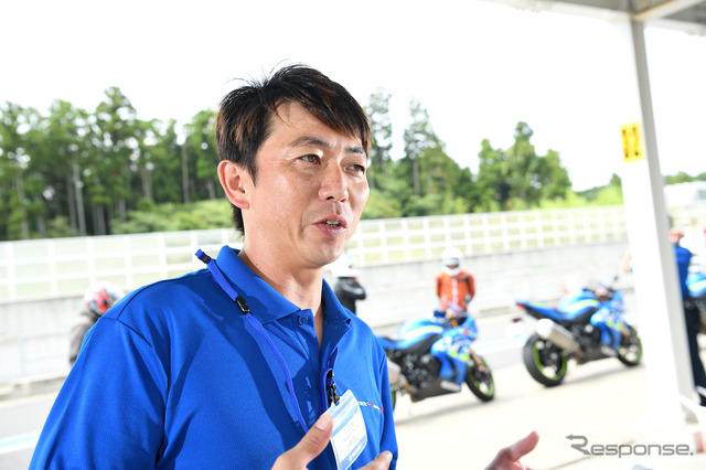 GSX-R1000R車体設定、小林浩二さん