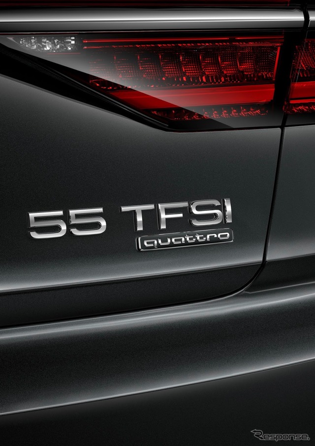 アウディの新グレード表記。新型A8の「55TFSI」グレード