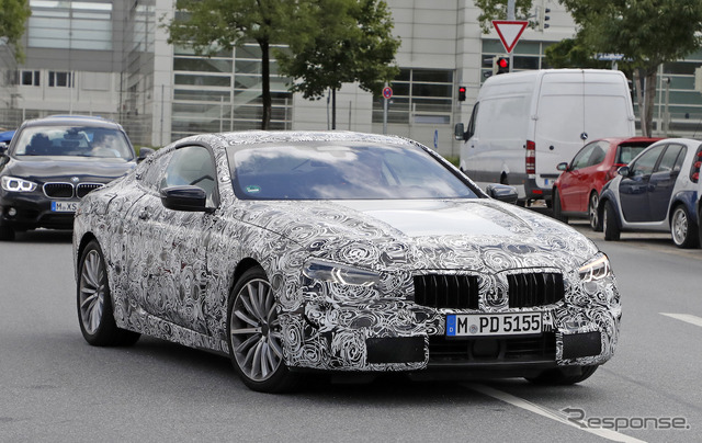 BMW 8シリーズ スクープ写真
