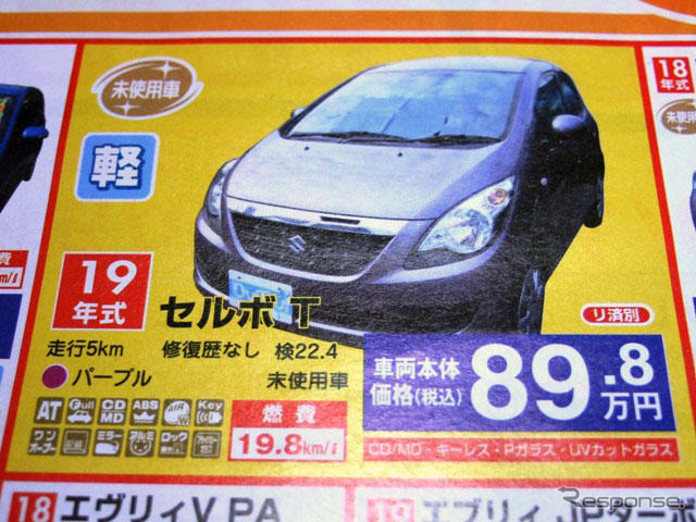 【値引き情報】売り切れ御免…軽自動車未使用車セダンタイプ 続