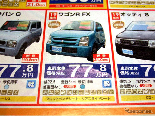 【値引き情報】売り切れ御免…軽自動車未使用車トールボーイタイプ