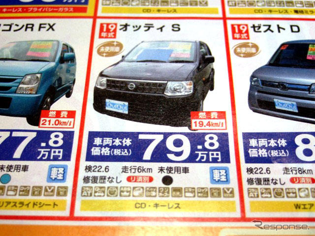 【値引き情報】売り切れ御免…軽自動車未使用車トールボーイタイプ