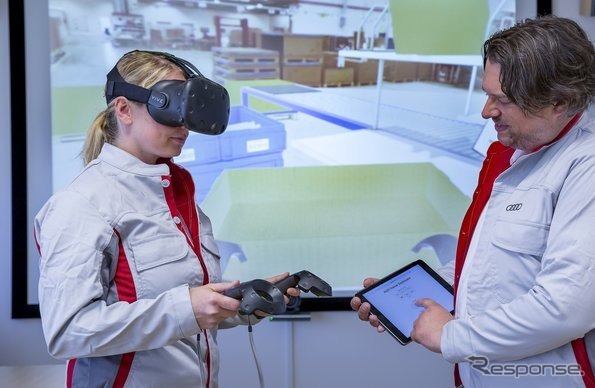 従業員の研修にVR（バーチャル・リアリティ）を導入したアウディ