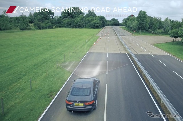 ジャガー・ランドローバーの自動運転開発車両（2016年）