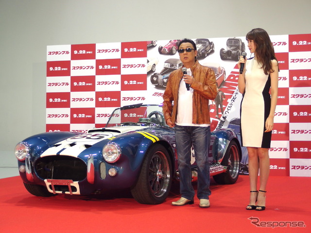 映画『スクランブル』公開記念イベント。梅沢(向かって左)と藤井