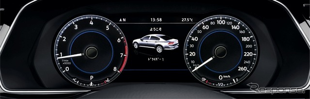 VW パサート ヴァリアント TSI エレガンスライン テックエディションデジタルメータークラスター アクティブ インフォ ディスプレイ(イメージ)
