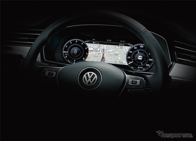 VW パサート ヴァリアント TSI エレガンスライン テックエディションデジタルメータークラスター アクティブ インフォ ディスプレイ(イメージ)