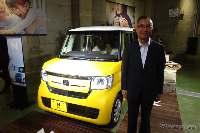 N-BOXと本田技術研究所の白土清成主任研究員