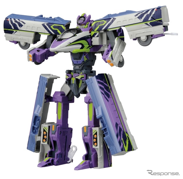 「シンカリオン 500 TYPE EVA」のイメージ(ロボット形態)。10月5日から発売される。