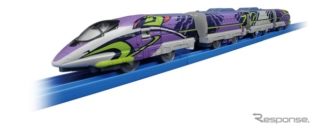 「シンカリオン 500 TYPE EVA」のイメージ(車両形態)。商品は4両編成になる。
