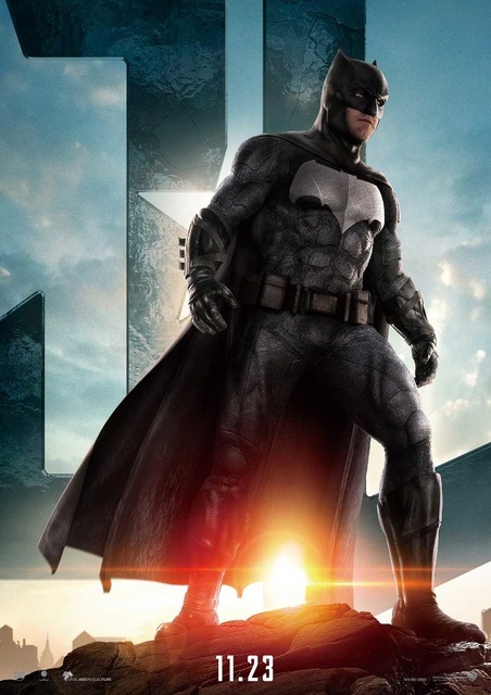 バットマン/『ジャスティス・リーグ』キャラポスター (C)2016 WARNER BROS. ENTERTAINMENT INC., RATPAC-DUNEENTERTAINMENT LLC AND RATPAC ENTERTAINMENT, LLC