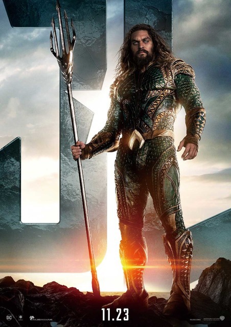 アクアマン/『ジャスティス・リーグ』キャラポスター (C)2016 WARNER BROS. ENTERTAINMENT INC., RATPAC-DUNEENTERTAINMENT LLC AND RATPAC ENTERTAINMENT, LLC