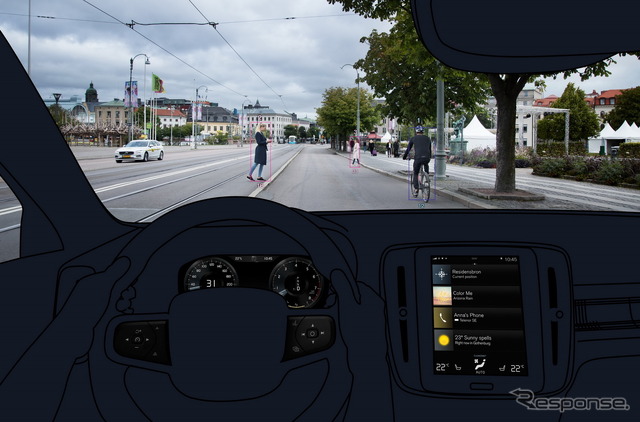 ボルボ XC40の先進運転支援システム