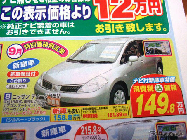 【値引き情報】このプライスでコンパクトカーを購入できる!! 未使用車