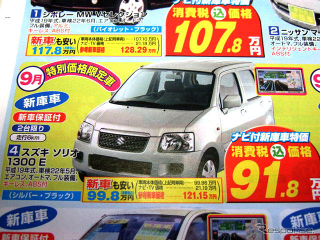【値引き情報】このプライスでコンパクトカーを購入できる!! 未使用車