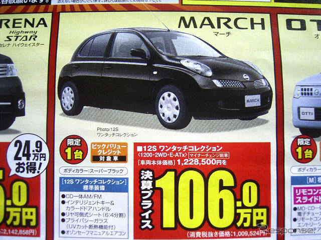 【新車値引き情報】コンパクトカー、最大27万円お得