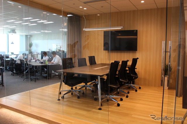 7月に移転した、カーセブンディベロプメント本社(大崎)