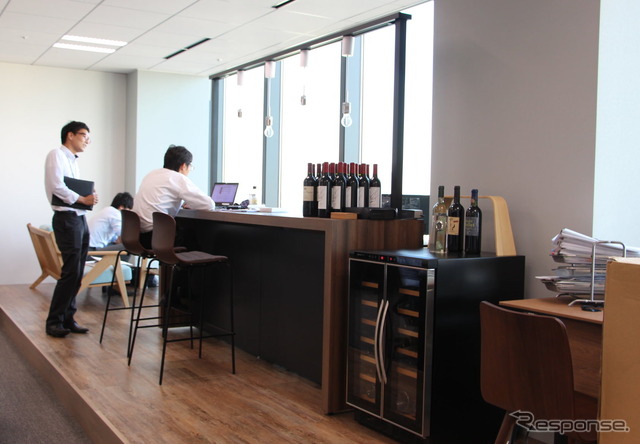 7月に移転した、カーセブンディベロプメント本社(大崎)