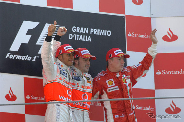 【F1イタリアGP】決勝…マクラーレンが敵地で1-2フィニッシュ