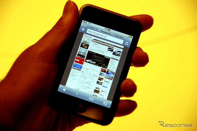 iPod touch でインターネットが見られる! Wi-FiとSafari搭載