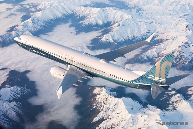 737MAX10完成予想図 (c) Boeing