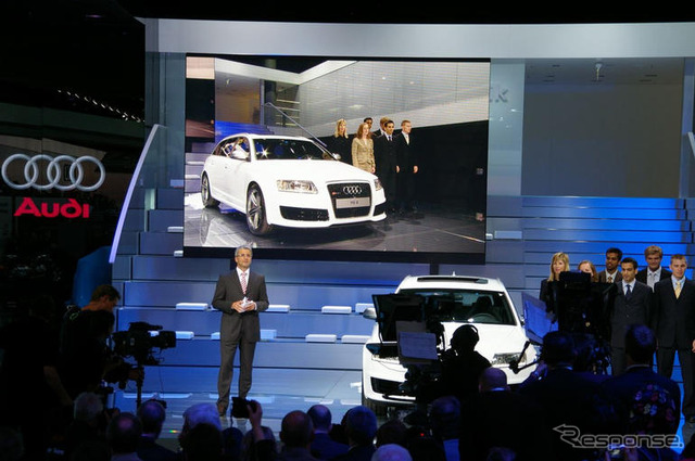 【フランクフルトモーターショー07】アウディ RS6 アバント…V10ツインターボ