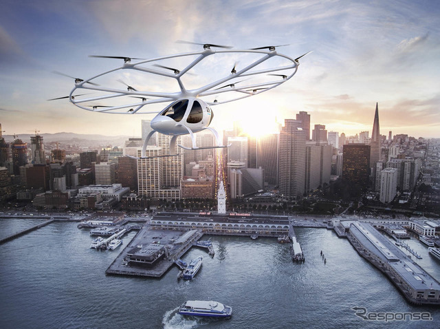 メルセデスベンツが公開した『Volocopter 2X』