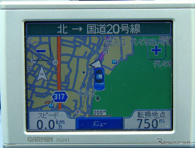 【最新カーナビ徹底ガイド2007夏】ガーミン nuvi360「店頭で触れて確かめればわかるnuviの真価」…ショップ