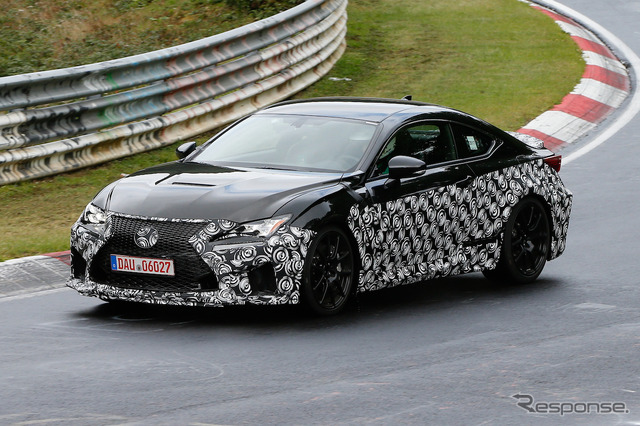 レクサス RC F 高性能モデル スクープ写真