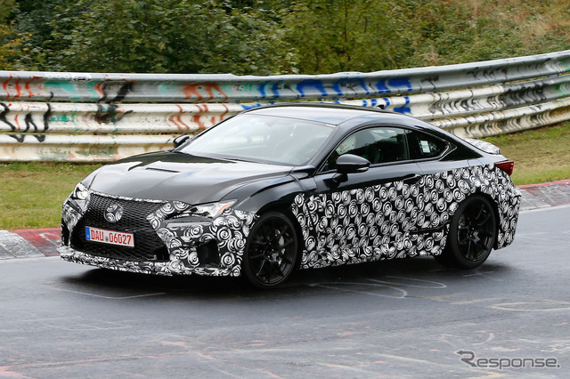 レクサス RC F 高性能モデル スクープ写真