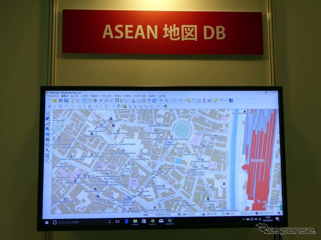 東南アジアの主要都市で整備を進めている家形図を含めた詳細地図