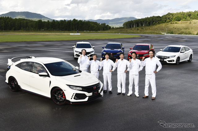 ホンダ シビックタイプR 開発メンバー(ホンダ鷹栖プルービンググランド試乗)