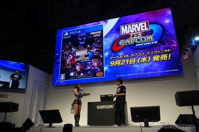 【東京ゲームショウ2017】今年のTGSの開幕とともに待望の発売開始!!『マーベル VS. カプコン：インフィニット』の完成披露会開催される。