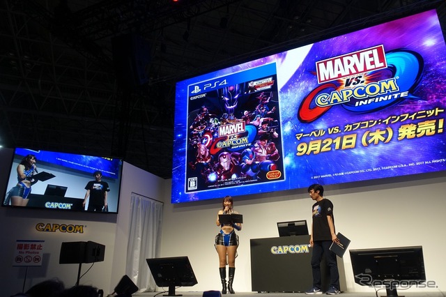 【東京ゲームショウ2017】今年のTGSの開幕とともに待望の発売開始!!『マーベル VS. カプコン:インフィニット』の完成披露会開催される。