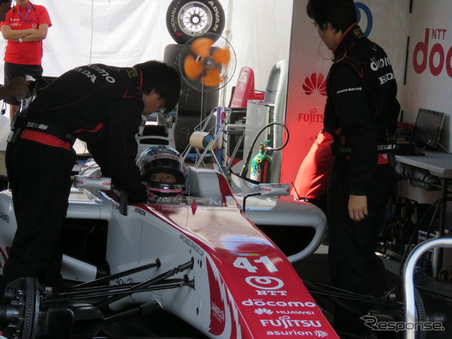 決勝8位の#41 伊沢拓也。