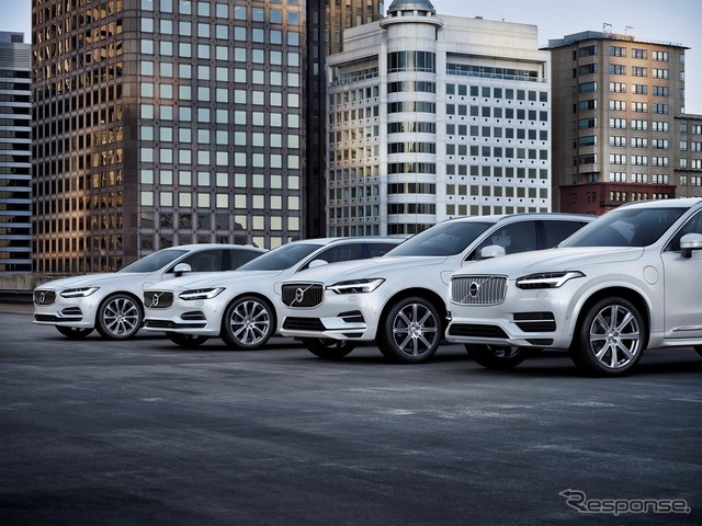 ボルボS90、V90、XC60、XC90のプラグインハイブリッド車、T8