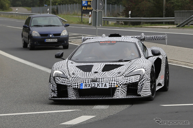 マクラーレン Hyper-GT 開発テスト車両 スクープ写真