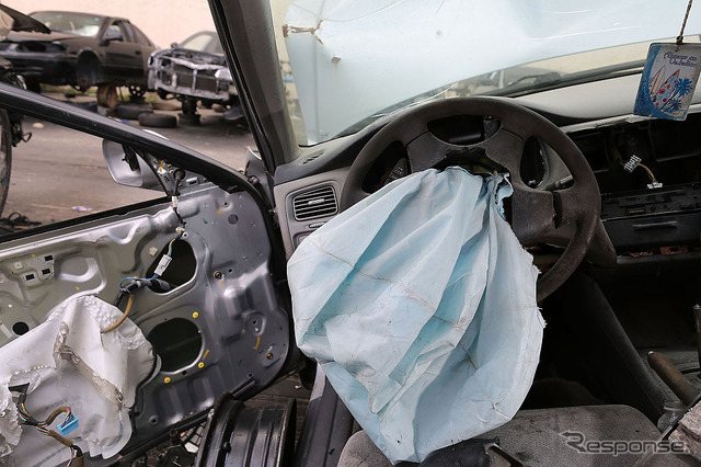 タカタ製エアバッグ(ホンダ車) (c) Getty Images