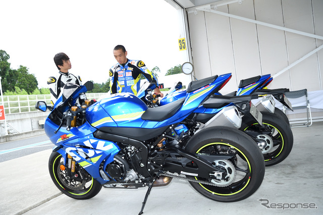 スズキMotoGPマシン・テストライダー青木宣篤選手