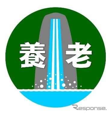 両鉄道の列車に掲出される記念の昭和風デザインのヘッドマーク。