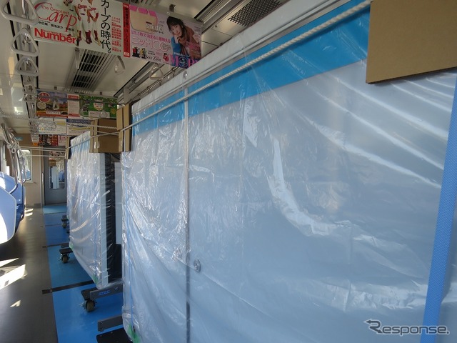 回送列車として出発する深夜まで待機する。