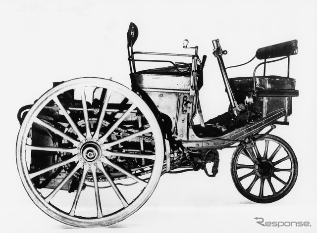 1889年に制作された自動車